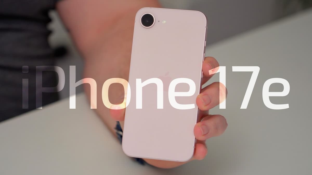 iPhone 17e em mãos: MagSafe, chip A19 e nova cor rosa-pálida