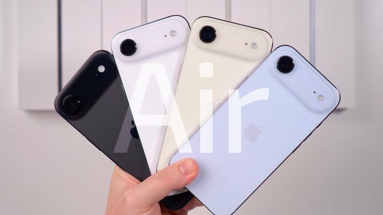 Youtube Video Unboxing de todas as cores do iPhone Air!