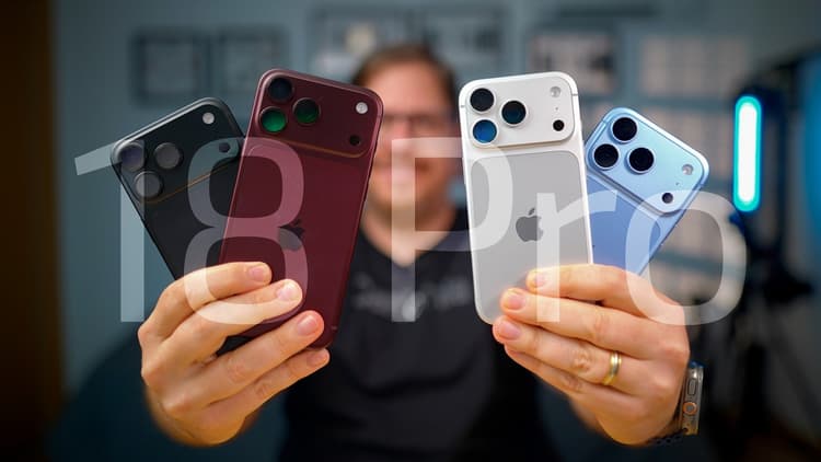 Youtube Video Unboxing das 4 cores dos iPhones 18 Pro/18 Pro Max!