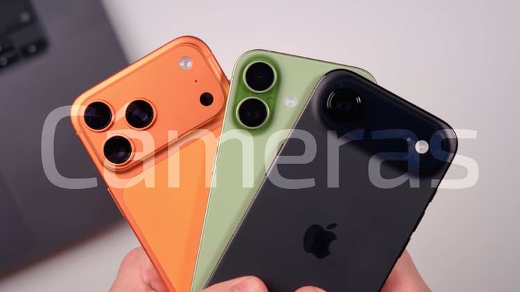Comparativo de câmeras: iPhones 17, Air, 17 Pro Max, 16 Pro Max e 15 Pro Max!